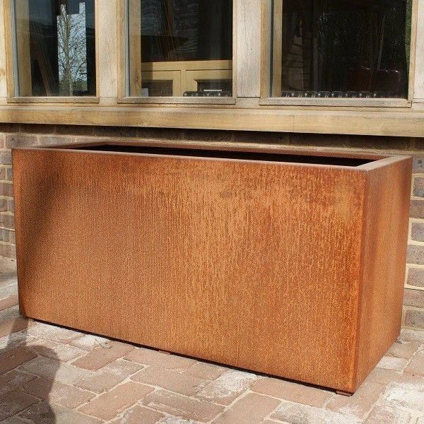 Outside Garden Metal Planters